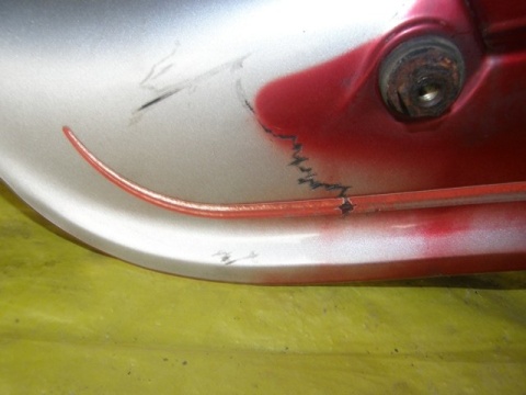 KAWASAKI EN500 VULCAN BŁOTNIK NADKOLE TYŁ