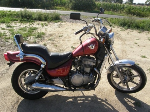 KAWASAKI EN500 VULCAN UCHWYT TABLICY