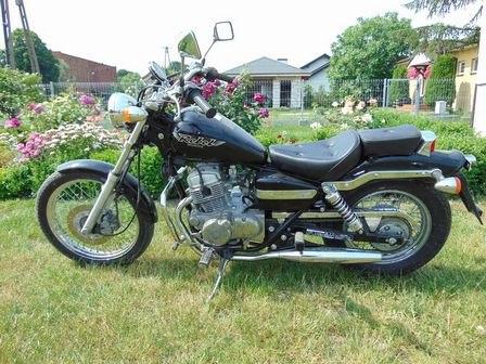 HONDA CA125 REBEL JC24 SET PODNÓŻEK PRAWY TYŁ