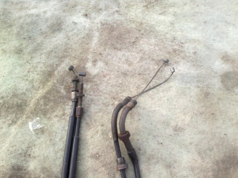 HONDA VF500F PC12 LINKA CIĘGNO GAZU