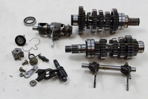 KAWASAKI LTD450 LTD454 SKRZYNIA BIEGÓW + WYBIERAK