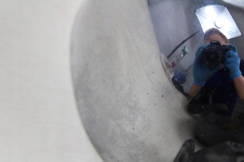 YAMAHA XV535 2YL VIRAGO AIRBOX LEWY ATRAPA