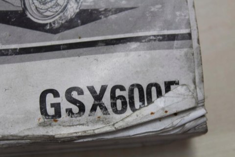 SUZUKI GSX600F JAJKO MANUAL INSTRUKCJA OBSŁUGI
