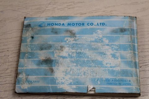 HONDA CB750 RC01 KLUCZ HAKOWY + MANUAL SERWISÓWKA