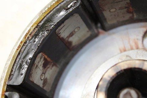 HONDA CB400 N KOŁO MAGNESOWE MAGNETO + ŚRUBA