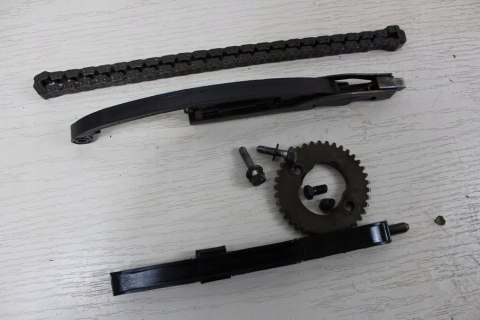HONDA CB250 MC26 ROZRZĄD KOMPLETNY ŚLIZGI NAPINACZ