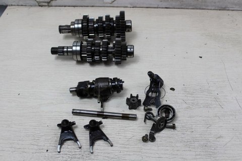 KAWASAKI LTD450 LTD454 SKRZYNIA BIEGÓW WODZIKI KPL