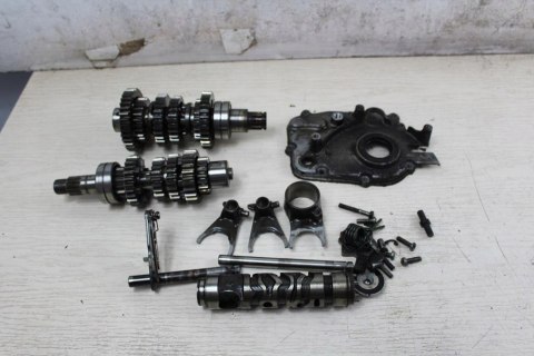 KAWASAKI GPX600 R SKRZYNIA BIEGÓW KOMPLET WODZIKI