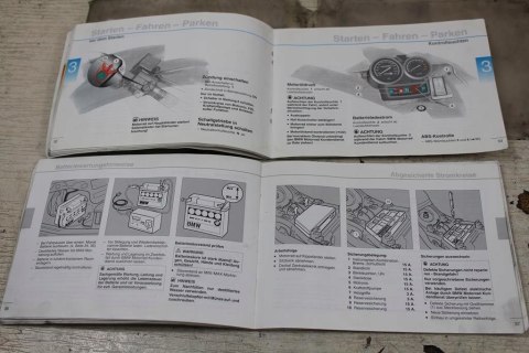 BMW R1100 RS SERWISÓWKA MANUAL NIEMIECKI