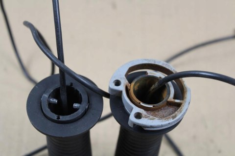 BMW R1200 RT K26 MANETKA LEWA PRAWA +ROLGAZ PODGRZEWANE