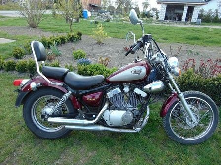 YAMAHA XV125 VIRAGO BĘBEN + SZCZĘKI HAMULCOWE