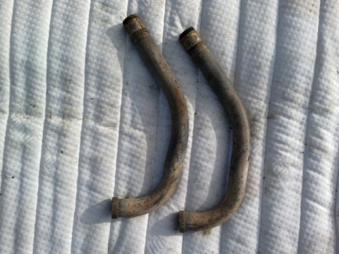 HONDA VF400F NC12 RURY KOLEKTORA WYDECHOWEGO PRZÓD