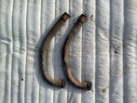 HONDA VF400F NC12 RURY KOLEKTORA WYDECHOWEGO PRZÓD