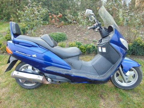 SUZUKI AN250 BURGMAN KLAKSON + UCHWYT